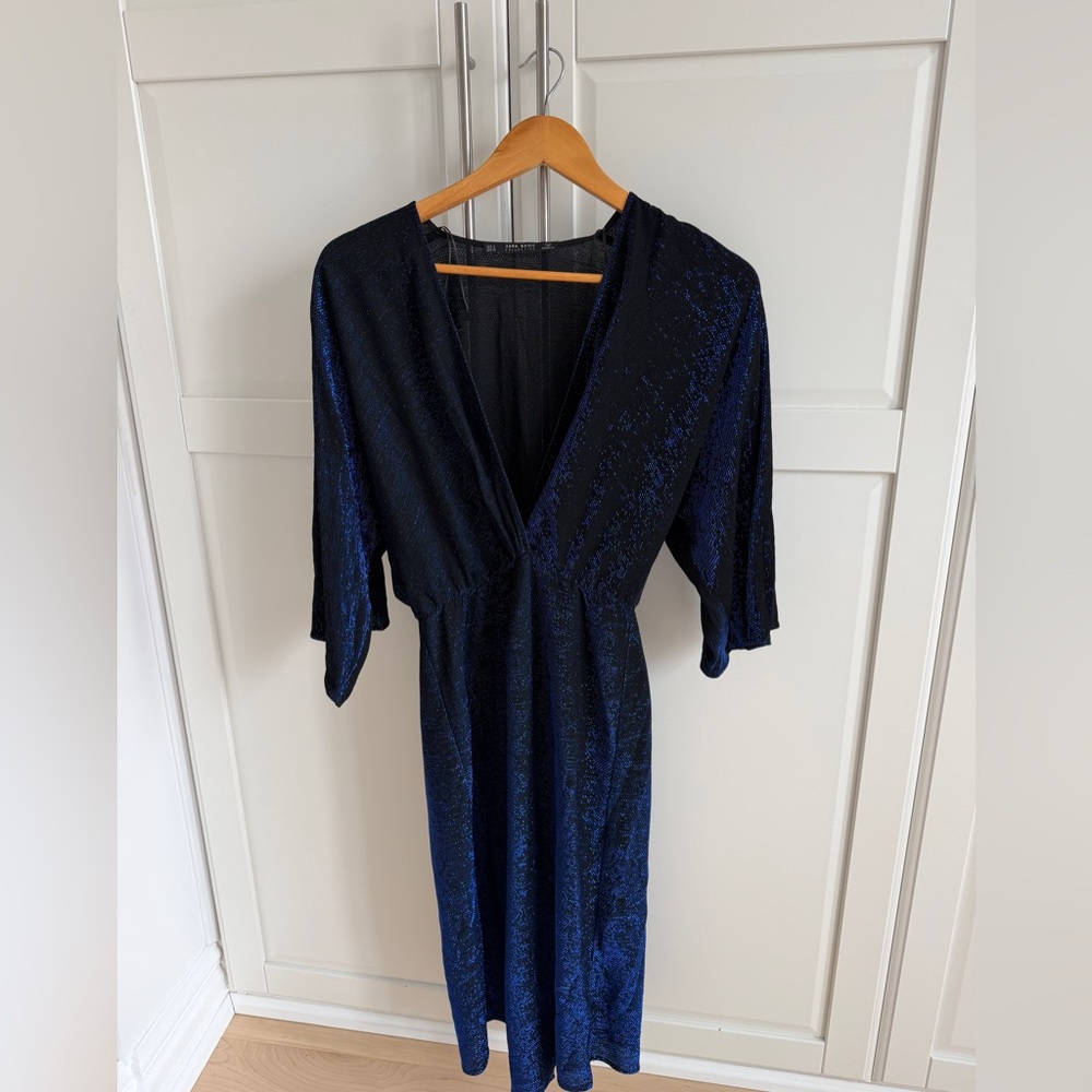 Zara Black/Blue Dress